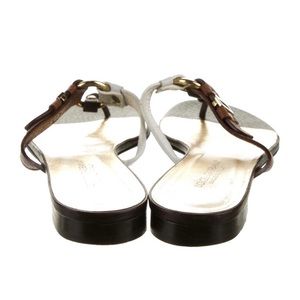 Dolce & Gabbana Leather Thong Sandals